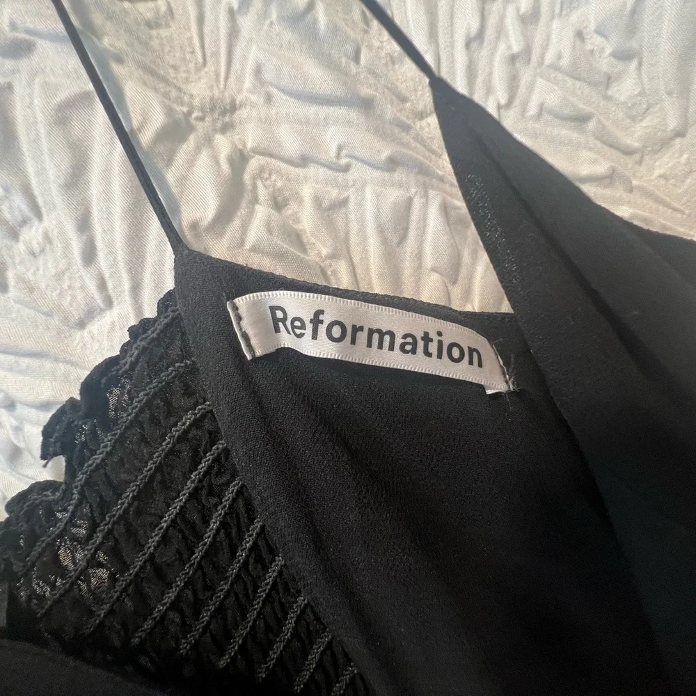 Reformation Black Juliette Dress - Picture 6 of 6